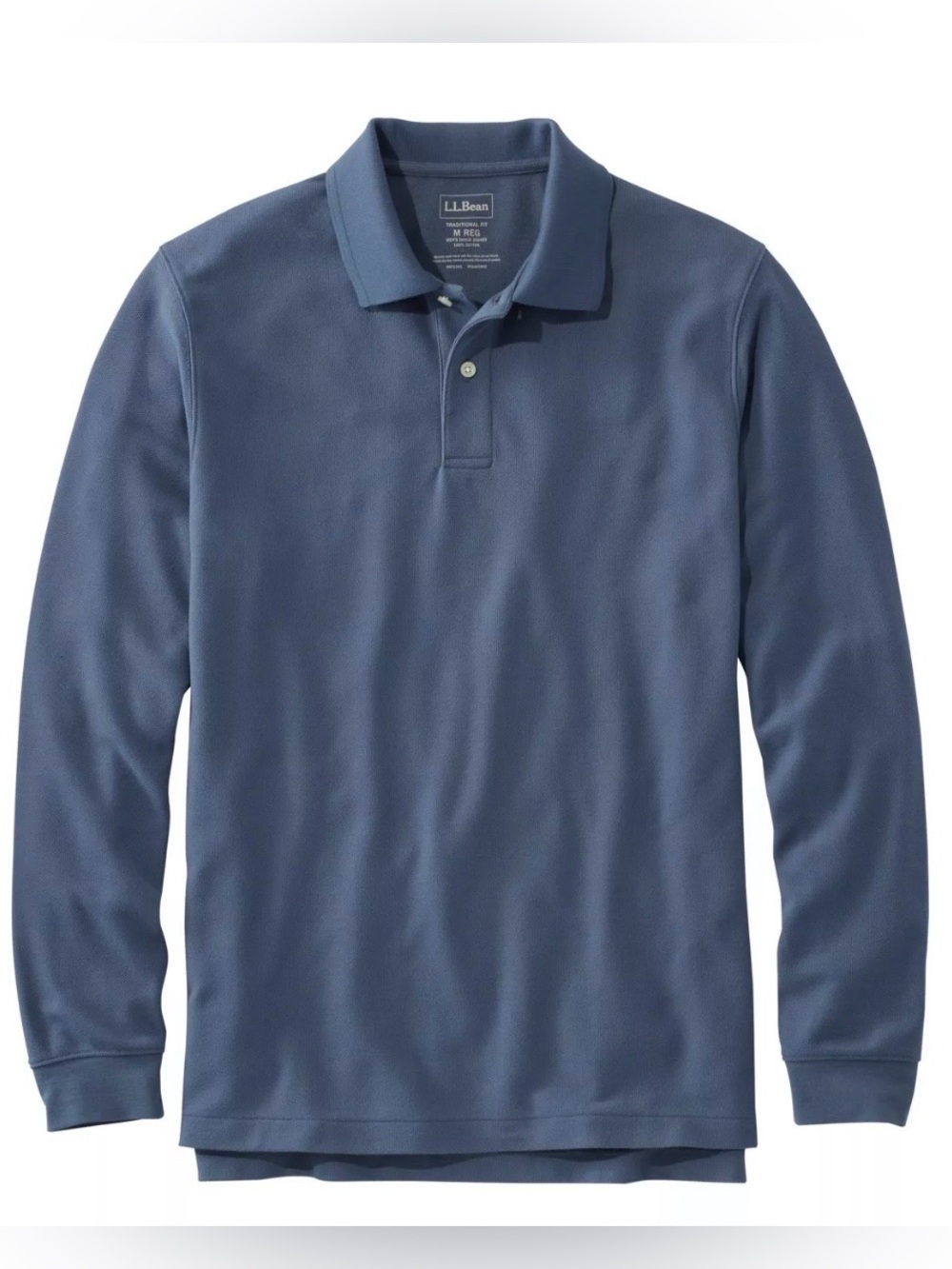 L.L.Bean Men’s Premium Long Sleeve Polo—Size XL